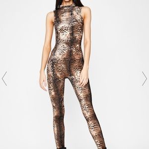 Tiger Print Catsuit